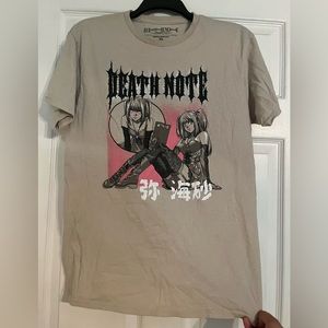 Death Note Brown Anime Misa Goth Girl Short Sleeve T-Shirt